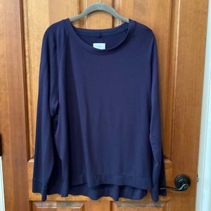 Lou & Grey Signature Soft Sweatshirt-Navy